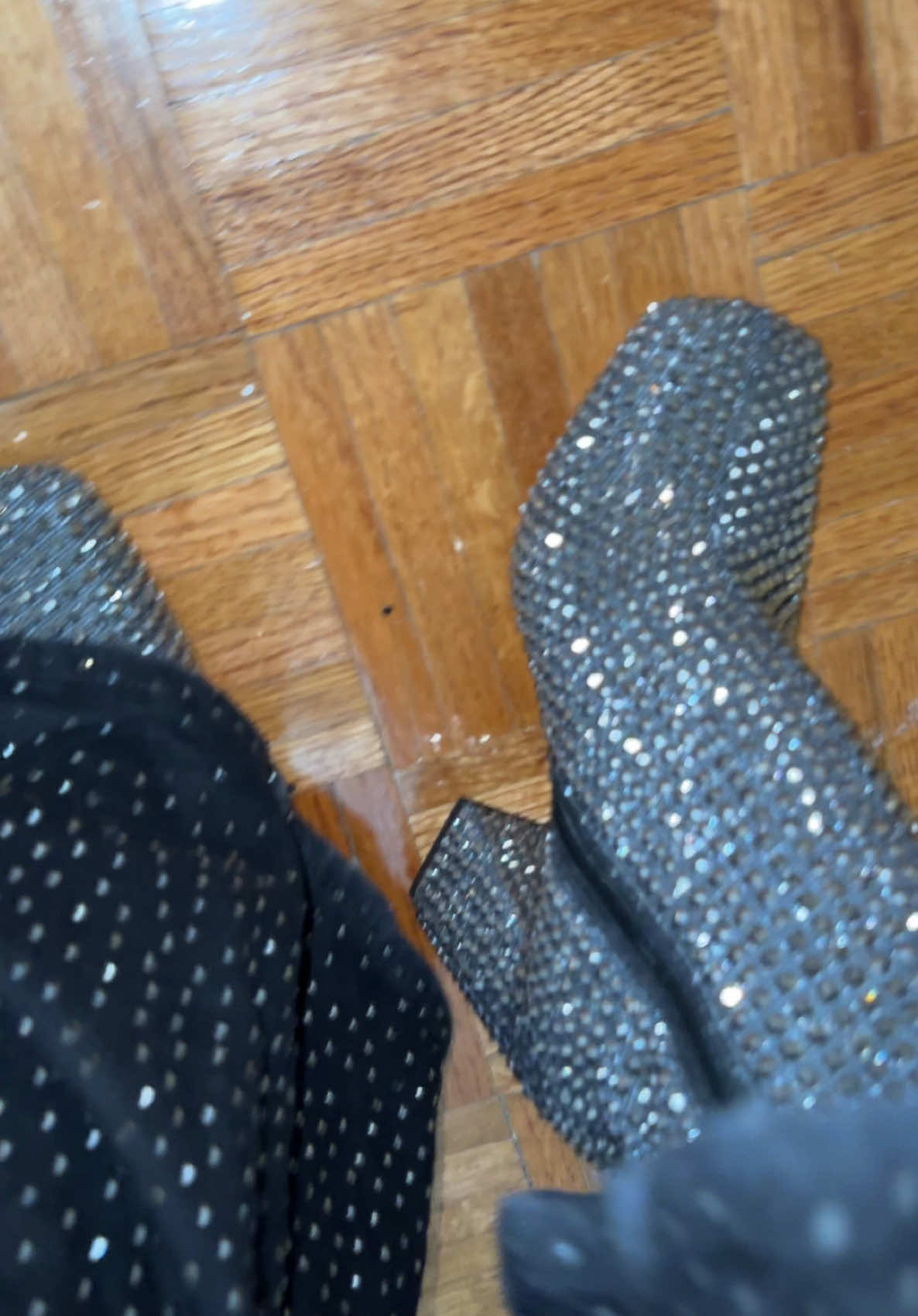 TikTok post by @gracekomalley for DSW. Caption reads: stepping out tonight, wish me luck #ad #MyDSW @DSW....