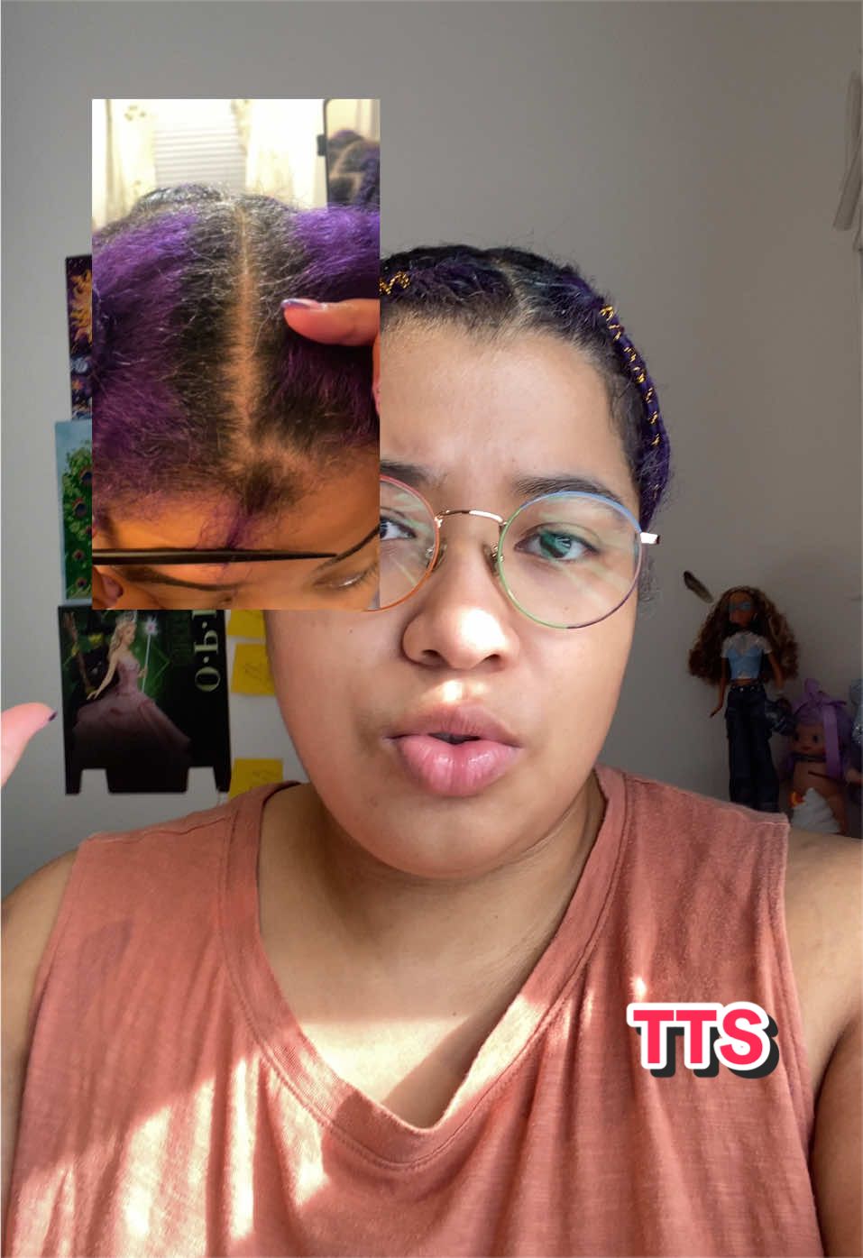 TikTok post by @dollability for Bask & Lather Co. Caption reads: My scalp deserves the best #scalpstimulator....