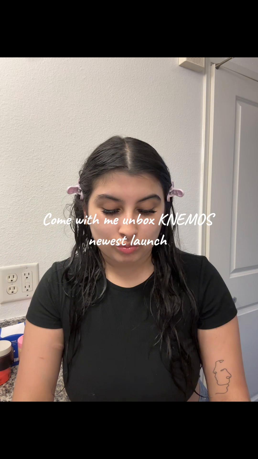 TikTok post by @luvlyjayleen for Knemo Beauty. Caption reads: [...] $ off !!!#luvlyjayleen #fypシ゚viral....