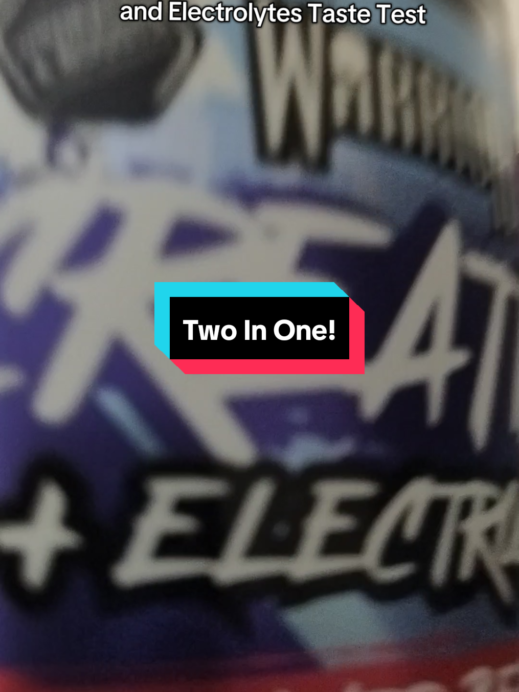 TikTok post by @diaryofa_strongwoman for WarriorSupps. Caption reads: I am excited to try the @Warrior Supps Store....