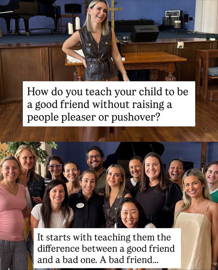 Instagram post by @christie_ferrari for Ann Taylor. Caption reads: How would you handle? Such an honor to speak at my....