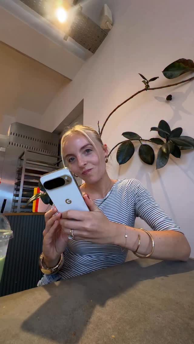 Instagram post by @brontekingg for Google Pixel. Caption reads: AD how COOL is that!!!!! the photo created by....