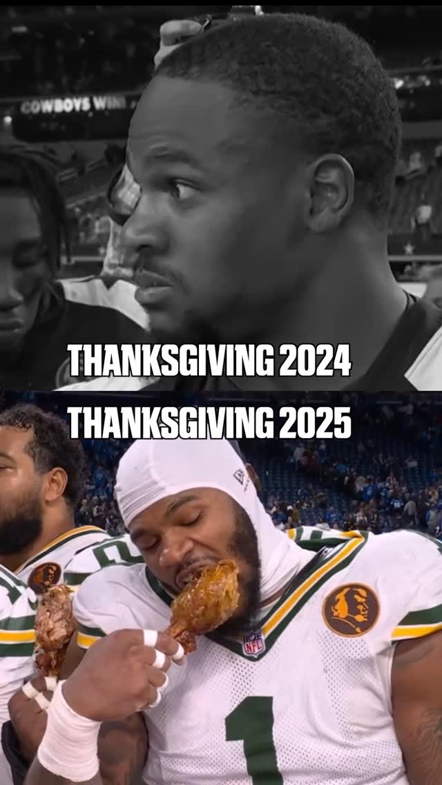 Instagram post by @adamschefter for ESPN. Caption reads: Two very different Thanksgivings for Micah Parsons....