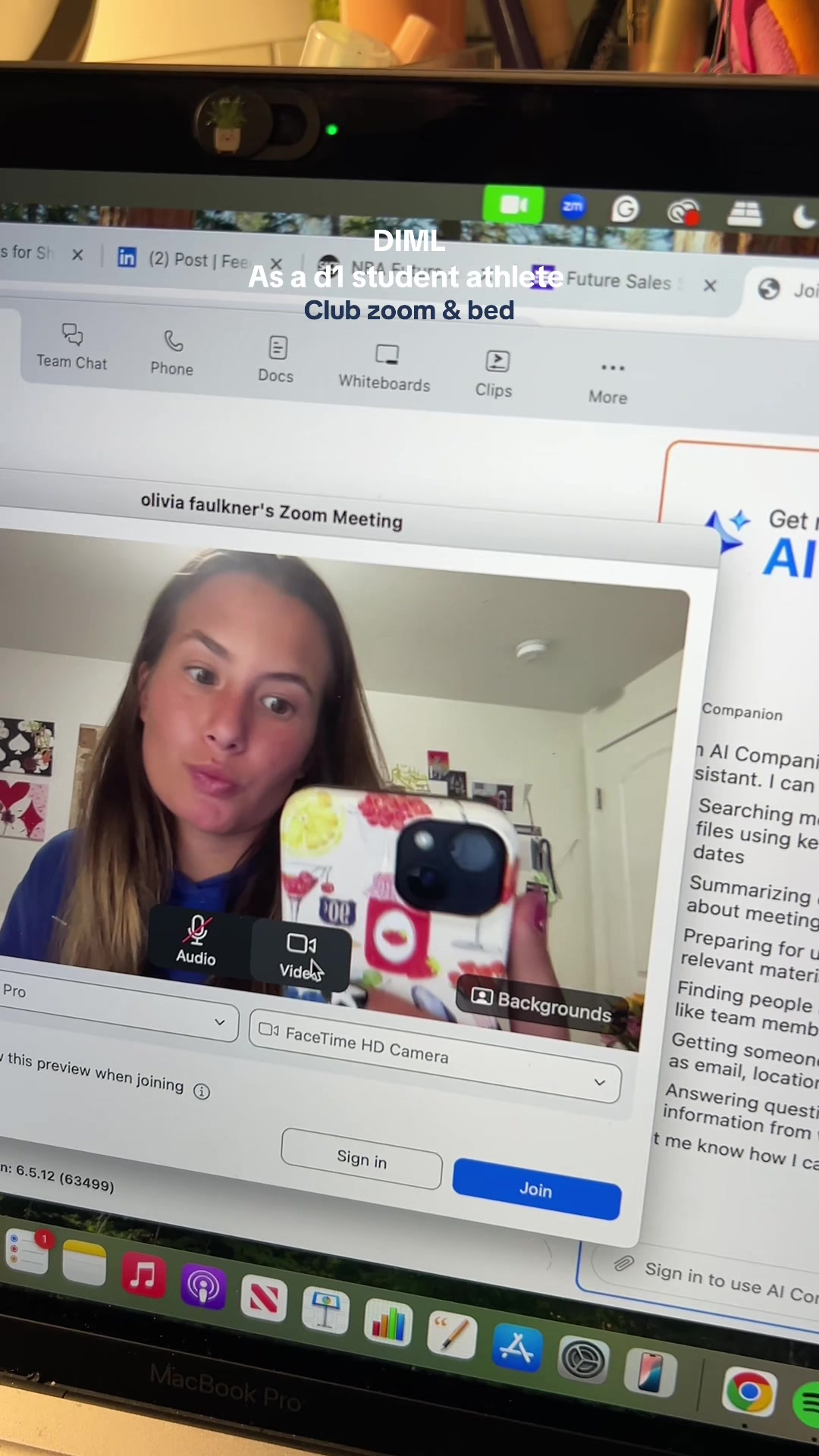 TikTok post by @curranscreative for Force Factor. Caption reads: Who says you can’t decorate for Christmas before....