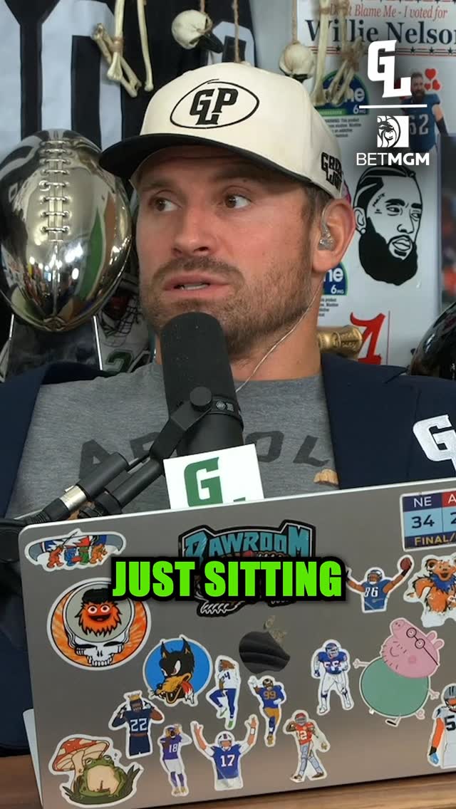 Instagram post by @greenlightpod for BetMGM. Caption reads: Can the Bills figure things out defensively before....