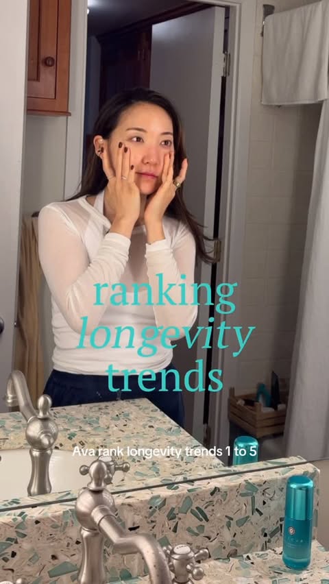 Instagram post by @glowwithava for Tatcha. Caption reads: Rating wellness trends so you don’t have to....