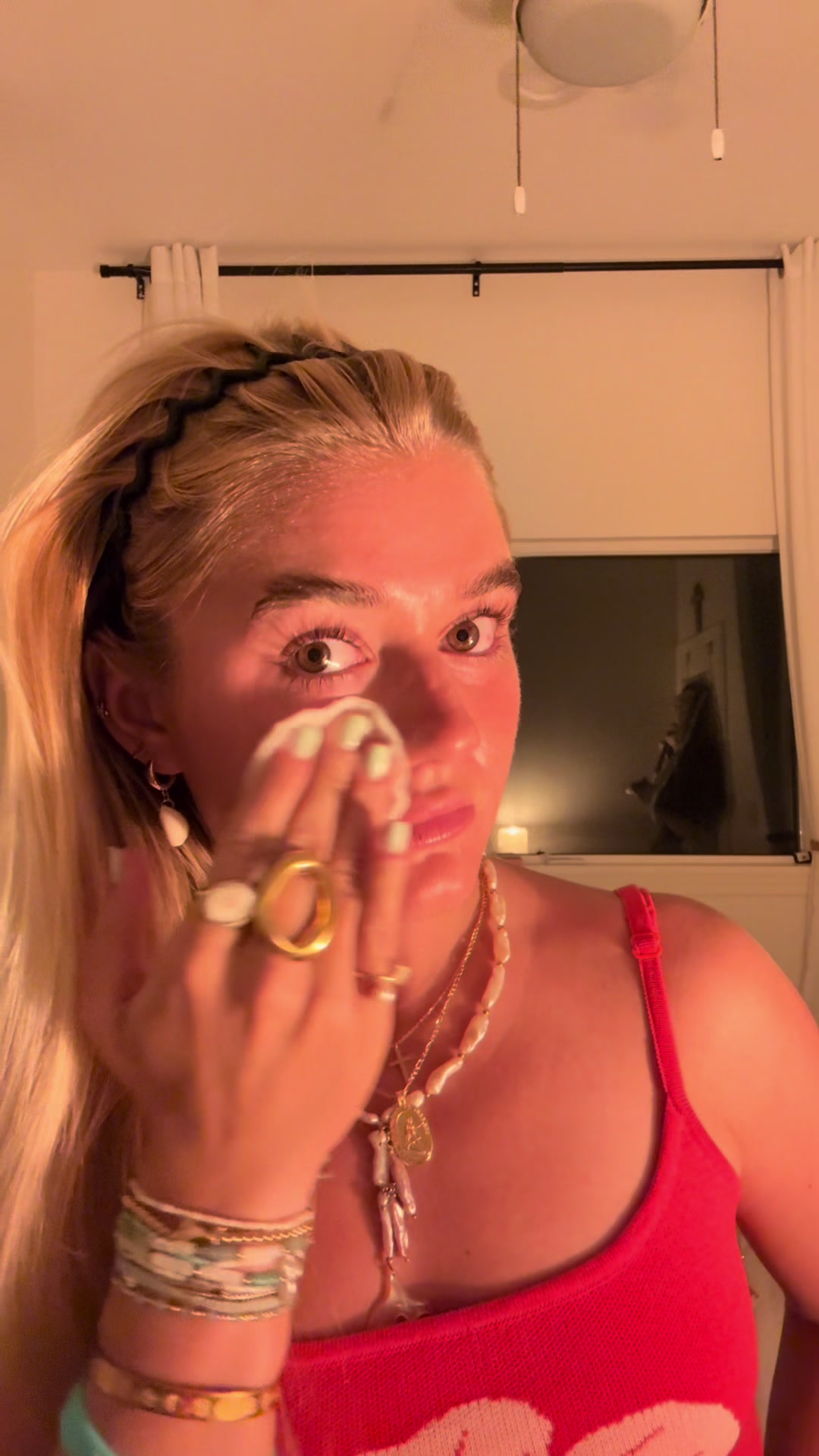 TikTok post by @maddie.eppe for Babe Original. Caption reads: Night time routineee @Babe Original is my holy....