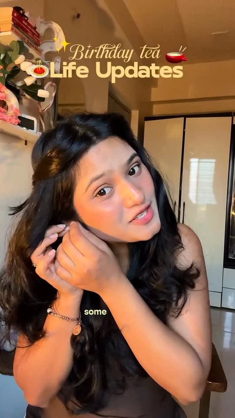 Instagram post by @simraannnn___ for Nature’s Essence. Caption reads: [...] Sunscreen and vitamin c serum from....