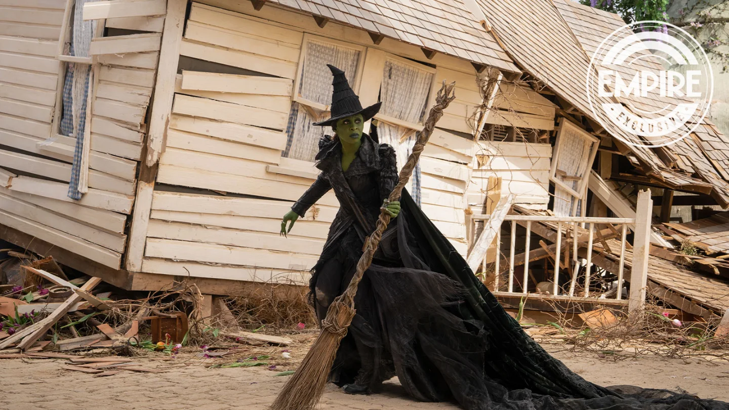 Instagram post by @empiremagazine for Universal Pictures. Caption reads: EXCLUSIVE 🌪️ Wicked: For Good will see Dorothy....
