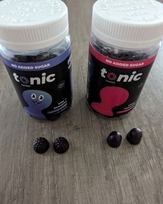 Instagram post by @mum_of_2_kent for Tonic Health. Caption reads: Tonic health We was kindly #gifted these [...].