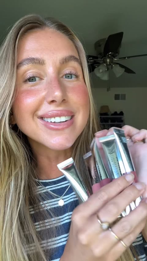 Instagram post by @caitregan_ for BEAUTY PIE. Caption reads: @beautypie has new lip products !!! wondercolour....