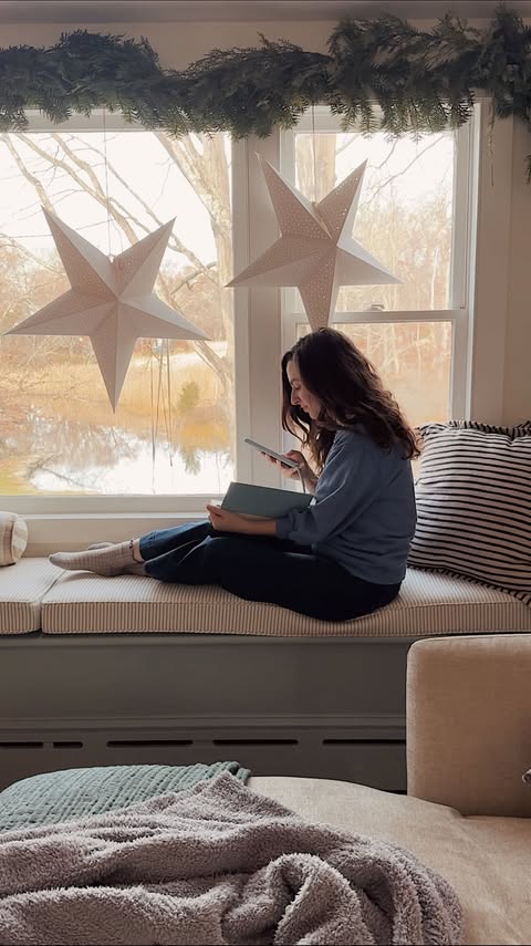 Instagram post by @almostmakesperfect for Reese’s Book Club. Caption reads: [...] shore” by @charlottemcconaghy, a....