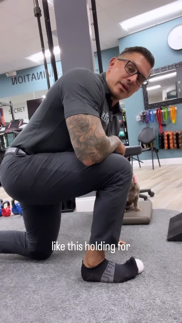 Instagram post by @painfreelifestyle for OOFOS. Caption reads: Simple Exercise Hacks For Plantar Fasciitis....