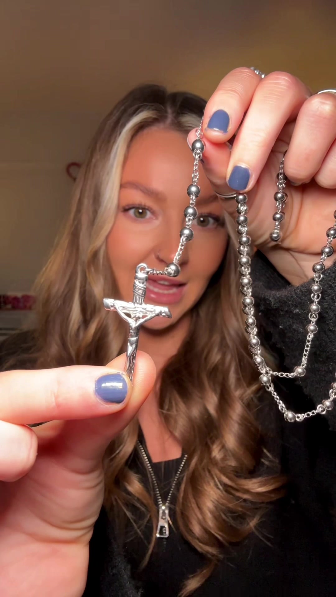 TikTok post by @lydswyld for FaithHeart Jewelry. Caption reads: perfect birthday/valentines gift (or I may keep it....