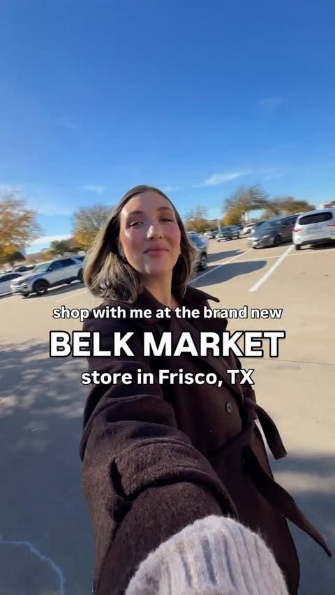 Instagram post by @megan.hawthorne for Belk. Caption reads: BELK MARKET GRAND OPENING 🎉
Saturday, 12/13....