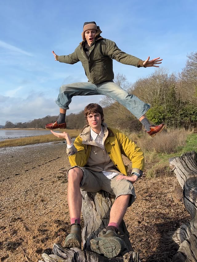 Instagram post by @thomas.meacock for Barbour. Caption reads: @barbour really do endorse quality countryside....