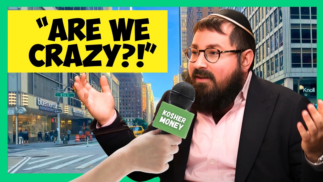 YouTube post by @LivingLchaim for Twillory. Caption reads: Why Are Orthodox Jews Living Like This?! [Rants....