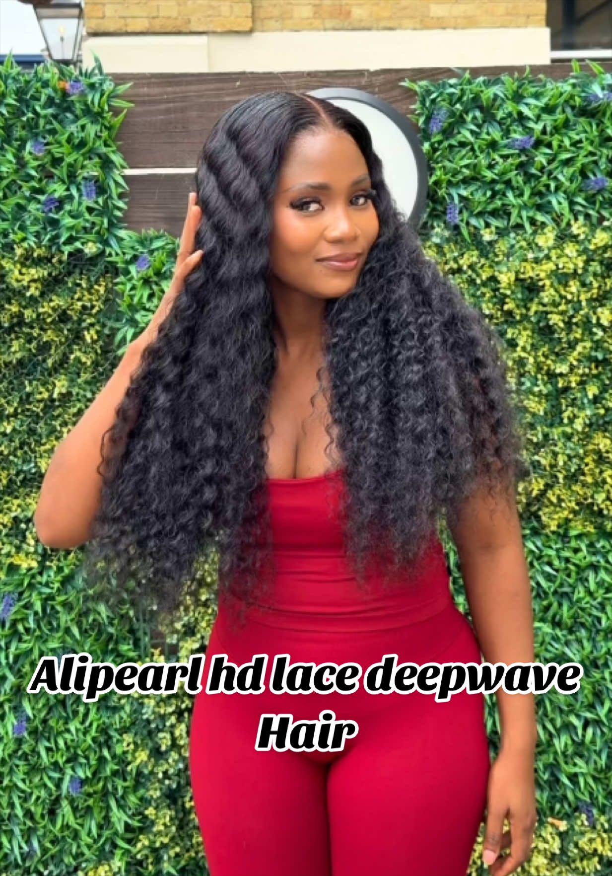 TikTok post by @precious_wiginflencer for Alipearl Hair. Caption reads: Every curl is giving perfection 😍....