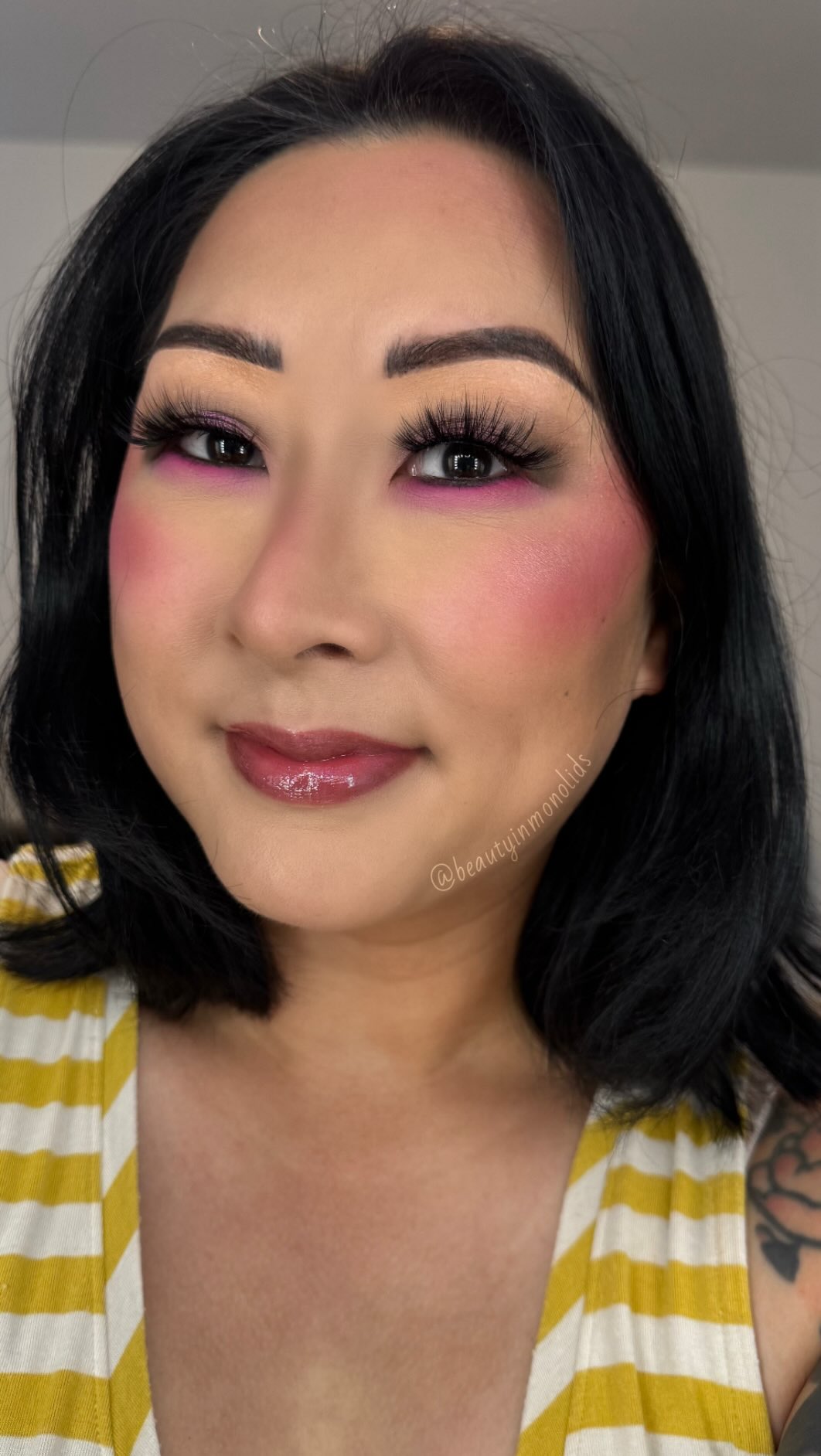 Instagram post by @beautyinmonolids for Danessa Myricks Beauty. Caption reads: [...] that gorgeous @danessa_myricks....