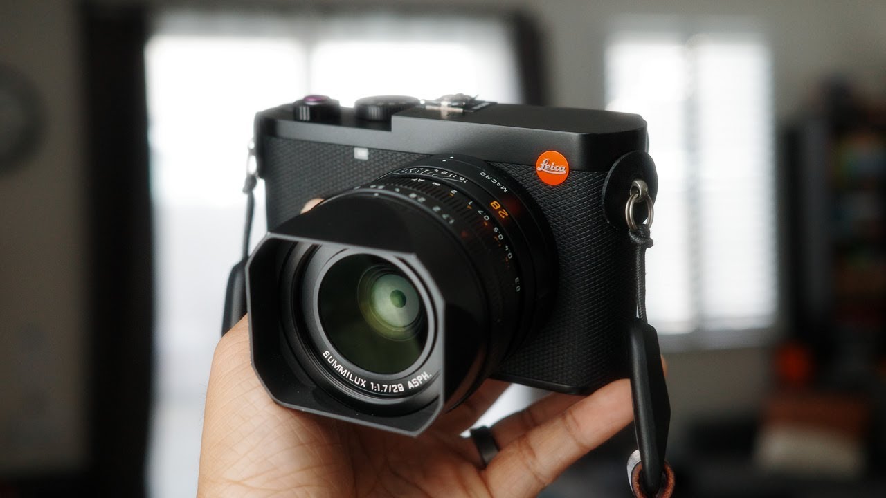 YouTube post by @Reggiebphoto for Thinkific. Caption reads: Leica Q3 Review: How do Leica JPEGs compare with....
