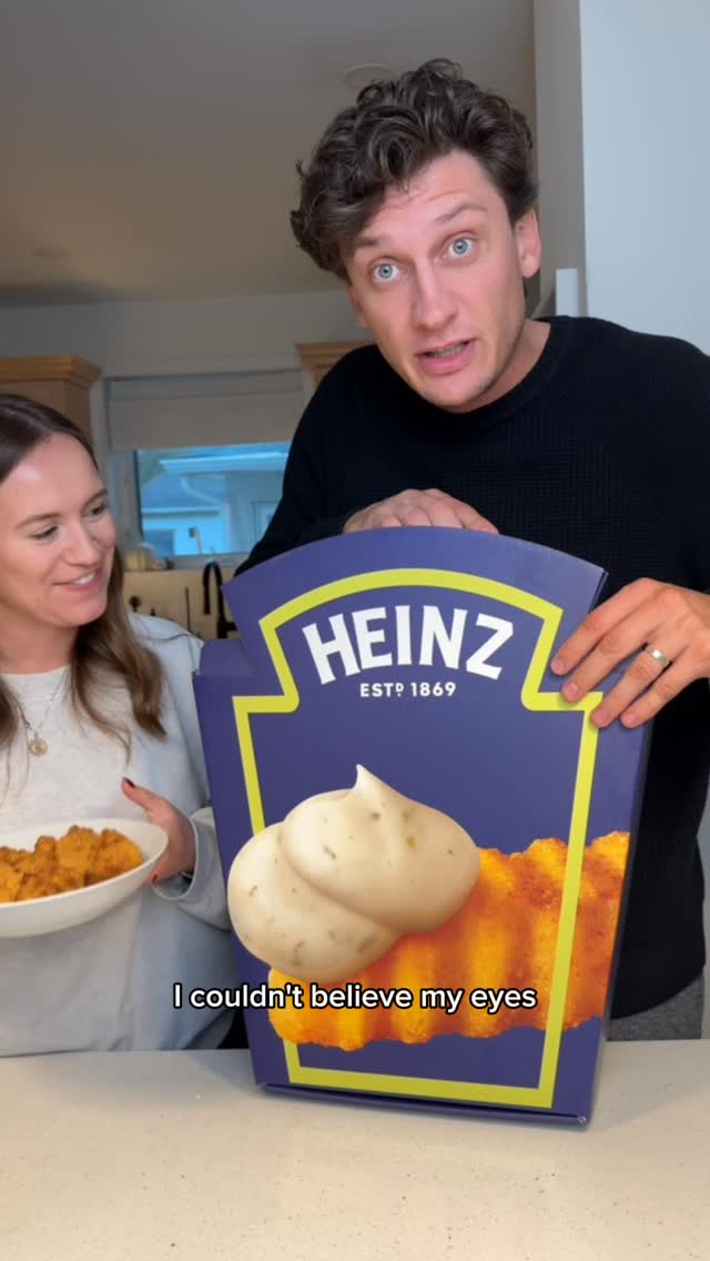 Instagram post by @wpgeats for Heinz. Caption reads: chicky nuggy nights will never be the same again....