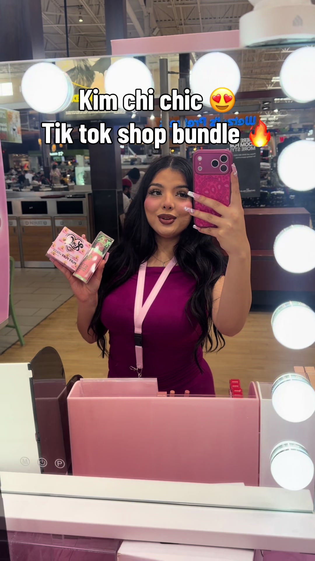 TikTok post by @bxtrabv for KimChi Chic Beauty. Caption reads: @KimChi Chic Beauty tik tok shop bundle deals are....