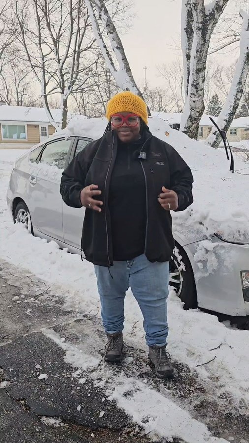 Instagram post by @mechanicshopfemme for iFixit. Caption reads: [...] hood have jump points, too! Thank you....