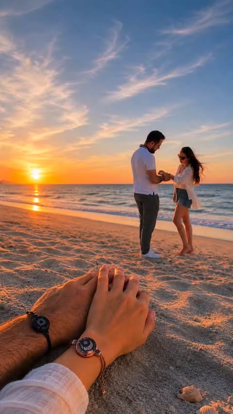Instagram post by @justgizemmm for totwoo Smart Jewelry. Caption reads: Just like the sun and moon, some hearts are....