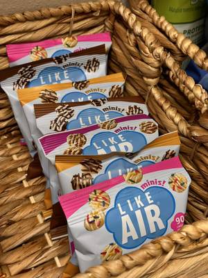 TikTok post by @giztine for Like Air Puffcorn. Caption reads: [...] #weightlossjouney #wieiad #fyp @Like Air....