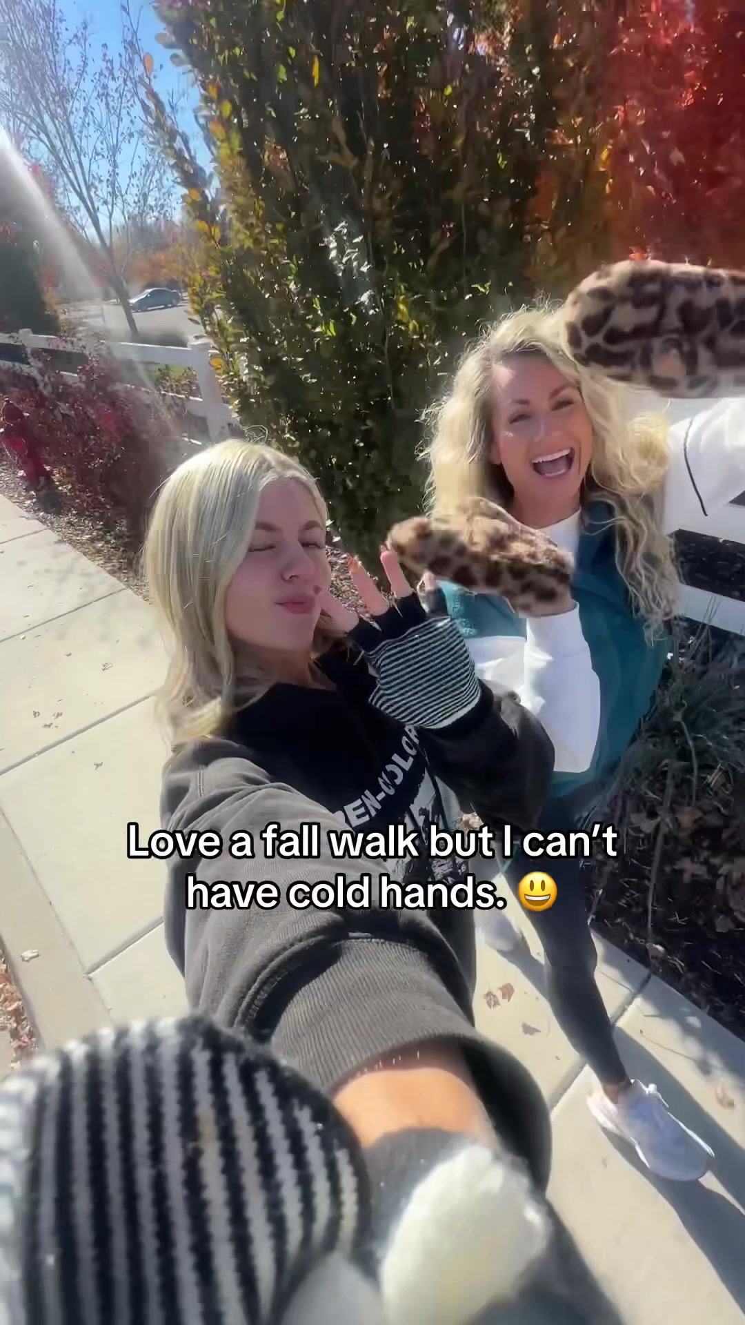 TikTok post by @emilyengemann for Ocoopa. Caption reads: [...] on giving. 🔥 #NicetoHoldYou....