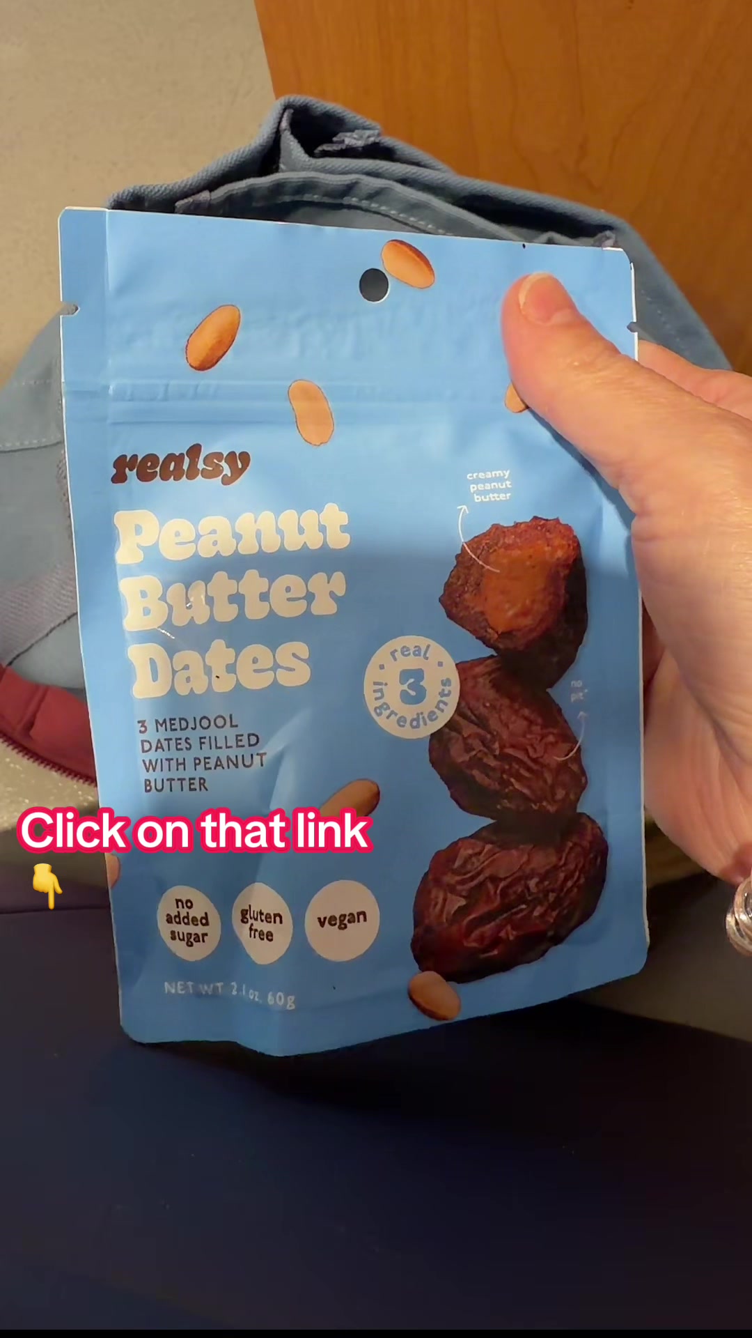 TikTok post by @logicgal for Realsy. Caption reads: @realsy foods these nut butter dates can tide me....