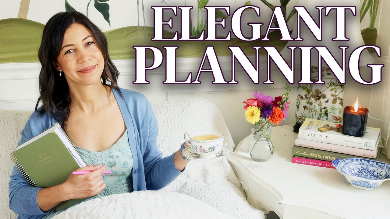 YouTube post by @TheDailyConnoisseur for Linha Niina Secrets. Caption reads: Plan with Me for a Beautiful Summer | Elegant....