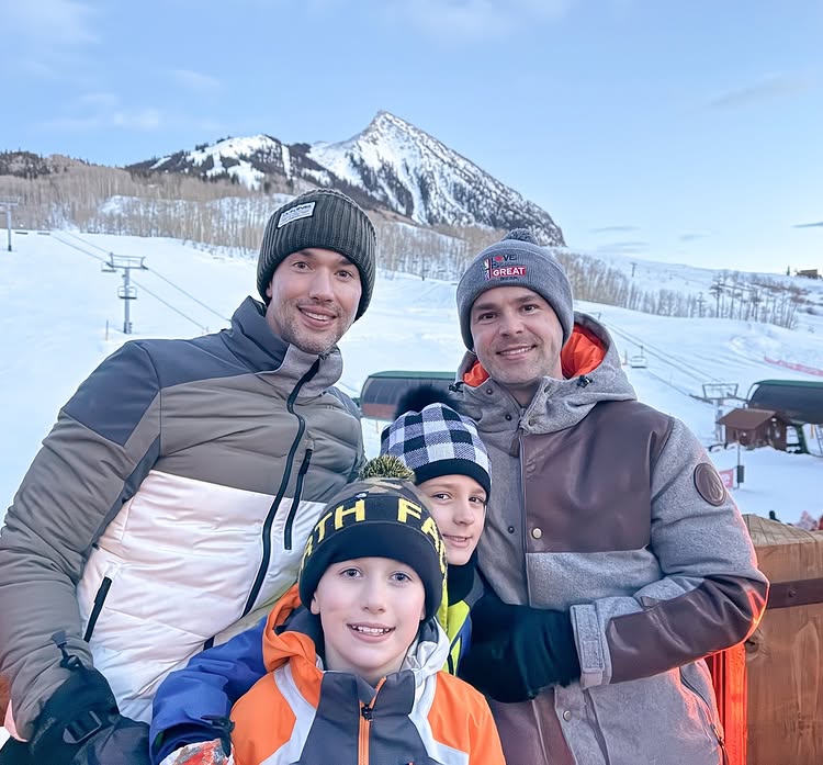 Instagram post by @2_dallas_dads for GAY TIMES. Caption reads: Happy New Years!! 🎉🥳 . . . . #lgbtqia #lgbtq....