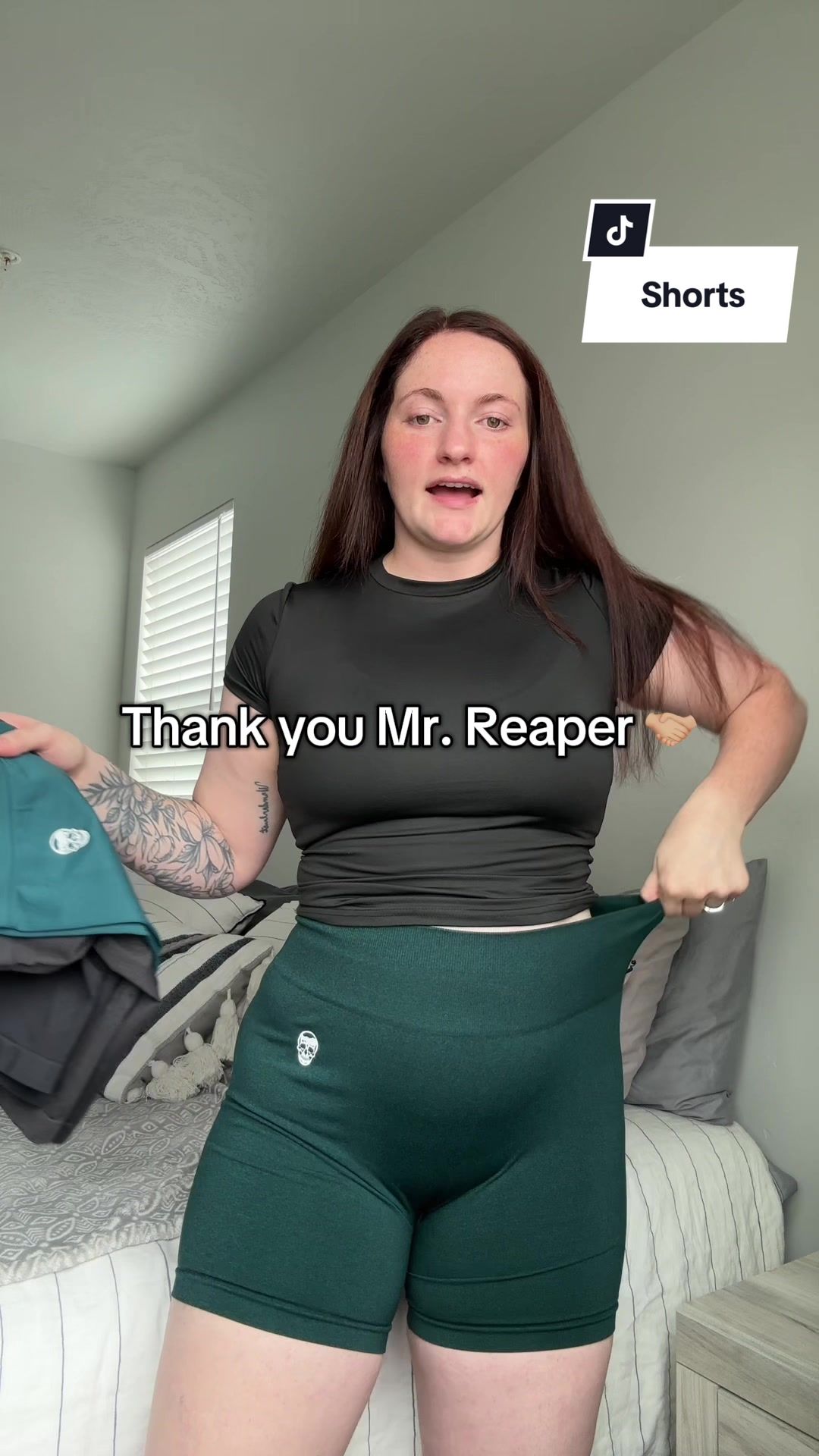 TikTok post by @jordanc.ragan for Gymreapers. Caption reads: [...] your fav colors on sale!! @Gymreapers....