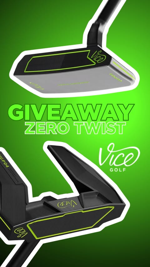 Instagram post by @tobisgolfblog for VICE GOLF. Caption reads: [...] I’m giving away ONE of the brand new....