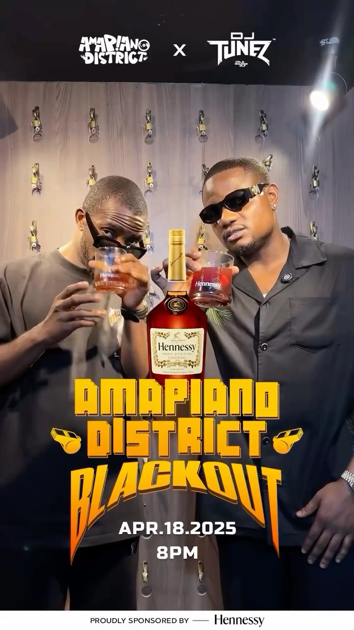 Instagram post by @dj_tunez for Hennessy. Caption reads: 🔥 Blackout Mode Activated! 🔥

@dj_tunez x....