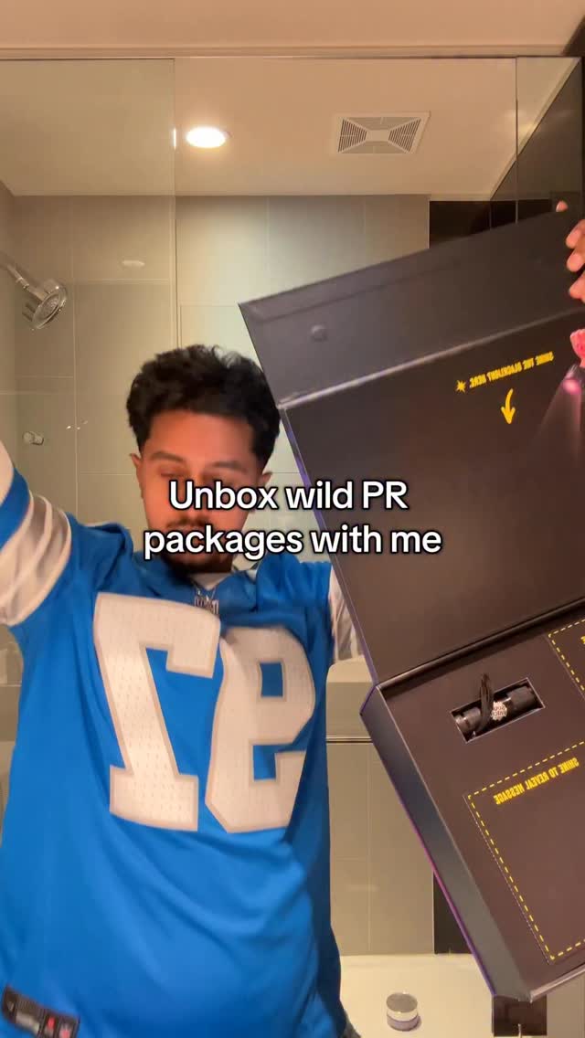 Instagram post by @ananthenn for Sour Patch Kids. Caption reads: [...] tech PR package I’ve ever received....