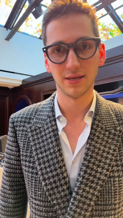 Instagram post by @themattfriend for Ray-Ban. Caption reads: Amazing time hosting @raybanmeta AI glasses event....