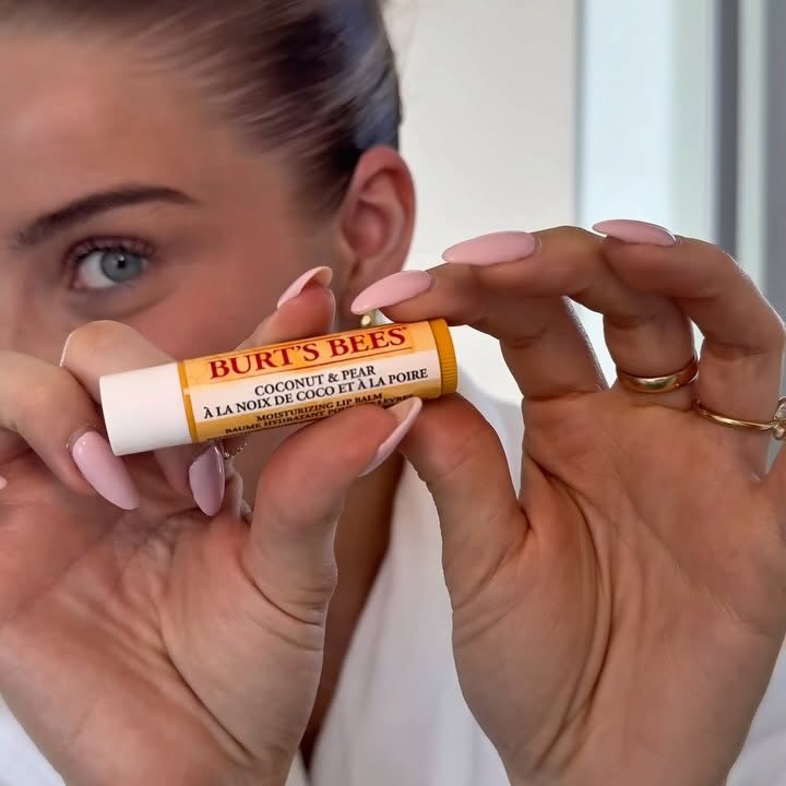 Instagram post by @alyssiafry for Burts Bees. Caption reads: When your favourite natural beauty brand....