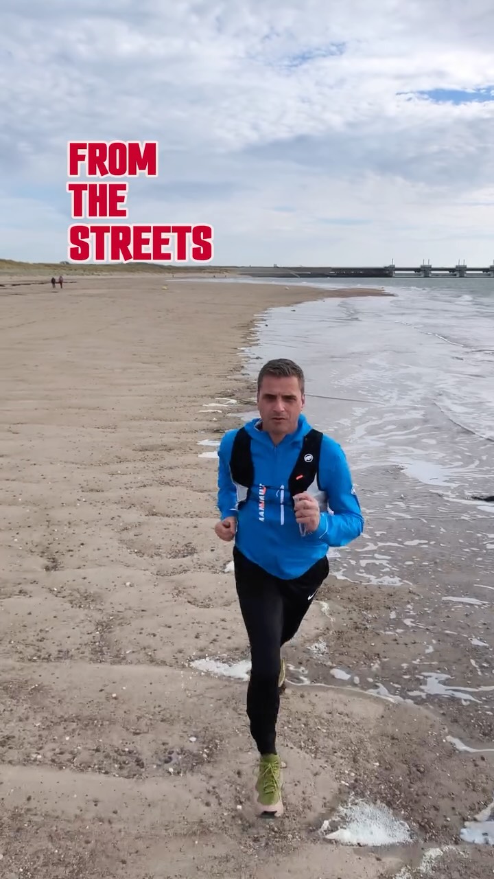 Instagram post by @trailrunnerharm for Saucony. Caption reads: City trip, hike or short trail run. Saucony....