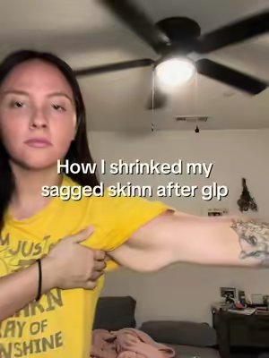 TikTok post by @anylahh.01 for M3 Naturals. Caption reads: Never hiding my arms everrrrr again @M3 Naturals.