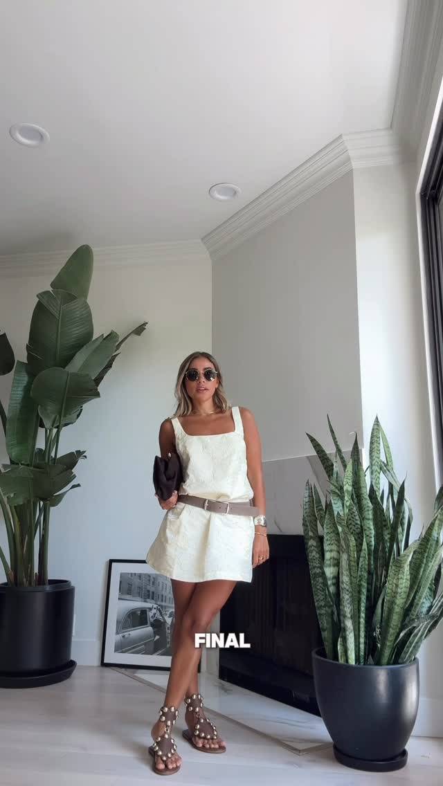 Instagram post by @monasaid.style for Flattered. Caption reads: Comment “FIT” & I’ll DM you the 🔗 Wore this to a....