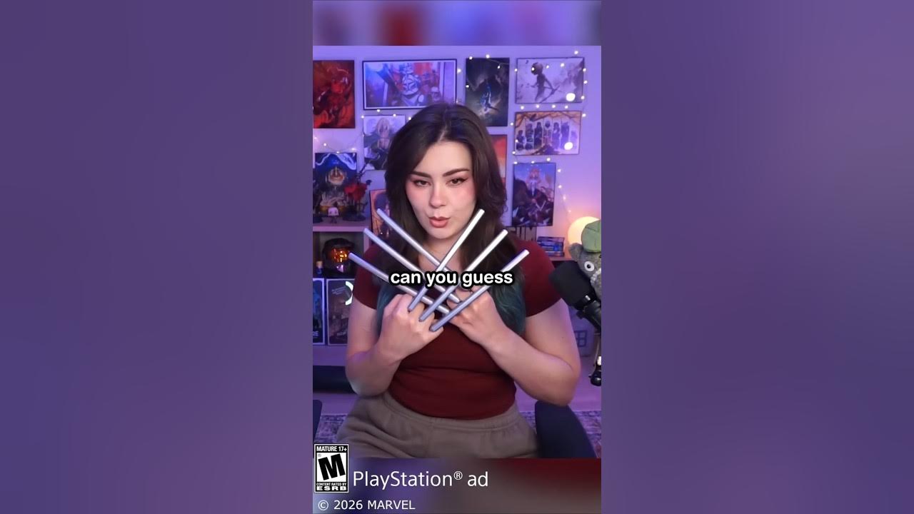 YouTube post by @Stormfall33 for Shop Titans. Caption reads: I played the new Wolverine Game early 😭.