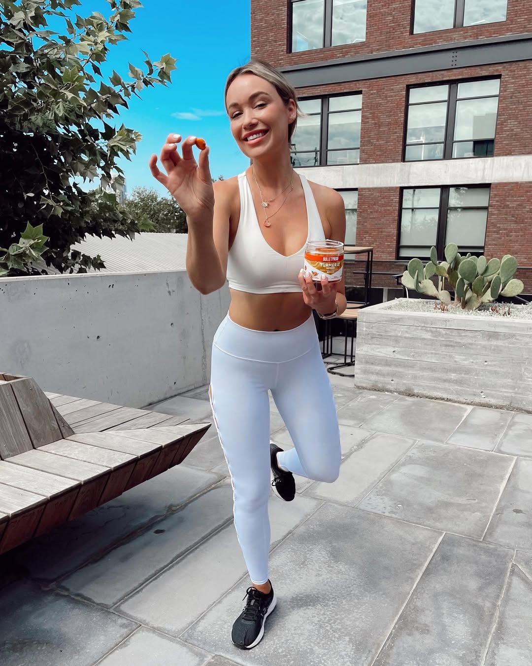 Instagram post by @katrinakbowden for Bulletproof. Caption reads: Gummy supplements > any other supplements.
I have....