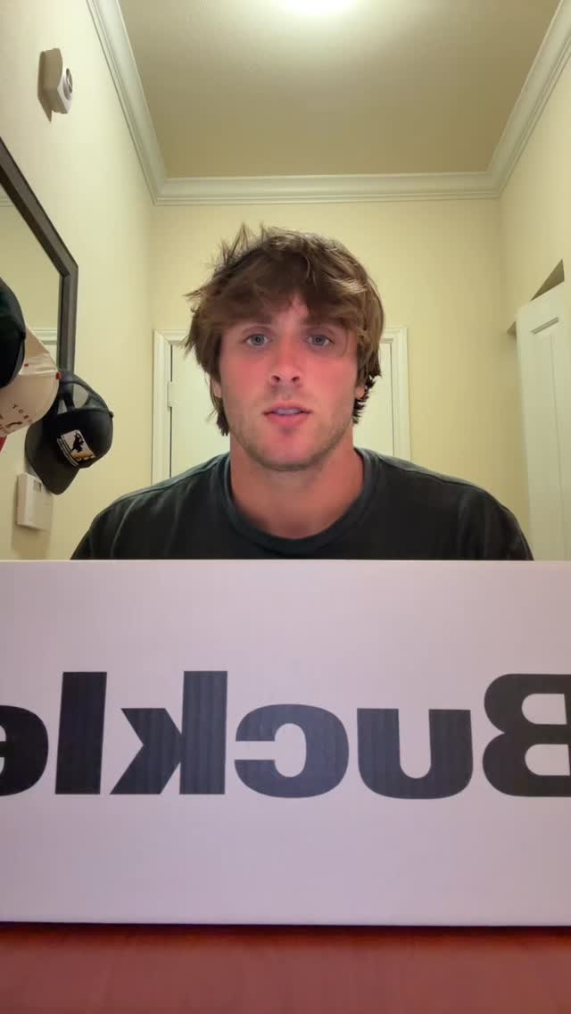 Instagram post by @shaneporter2 for Buckle. Caption reads: Shout out @buckle for the box 
•
•
•
•
•
•
•....