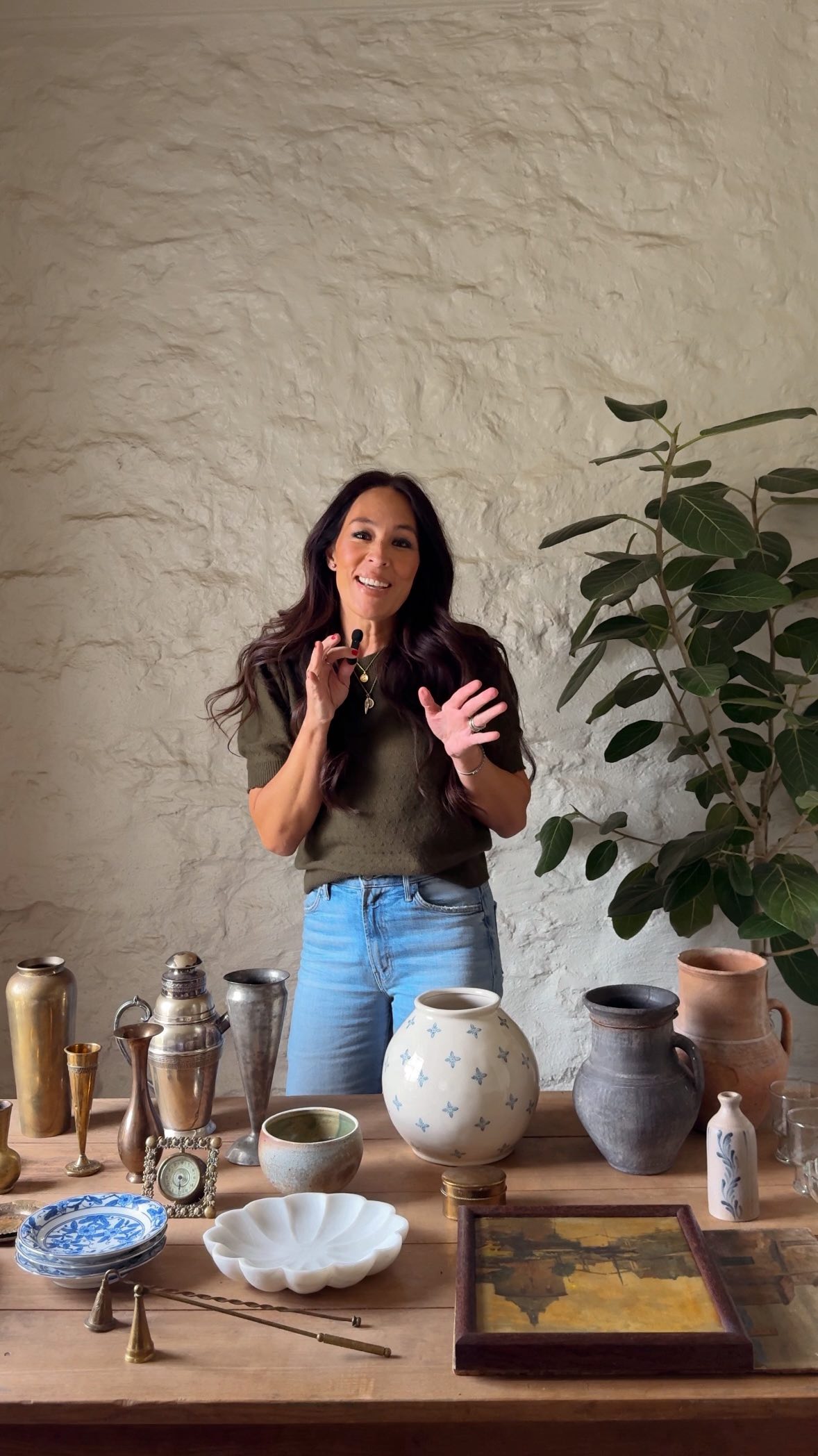 Instagram post by @joannagaines for Loloi Rugs. Caption reads: “I keep thinking I’m going to get tired of....