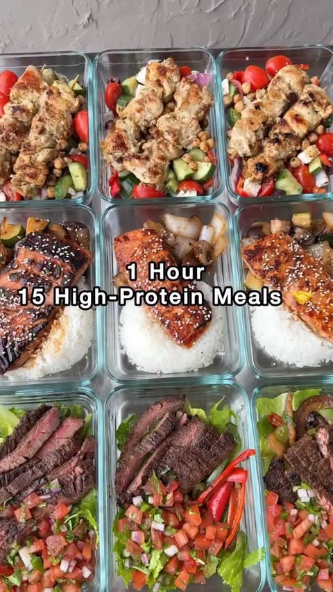 Instagram post by @primal_gourmet for Made In Cookware. Caption reads: 15 high-protein meals + 1 hour + 1 pan. If you’re....