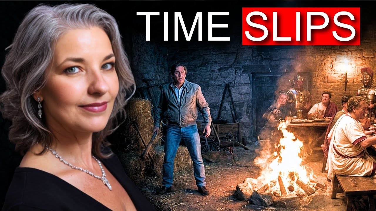 YouTube post by @TheInBetweenTales for Podbean. Caption reads: Romans Were Eating in His Stable...In 1986.