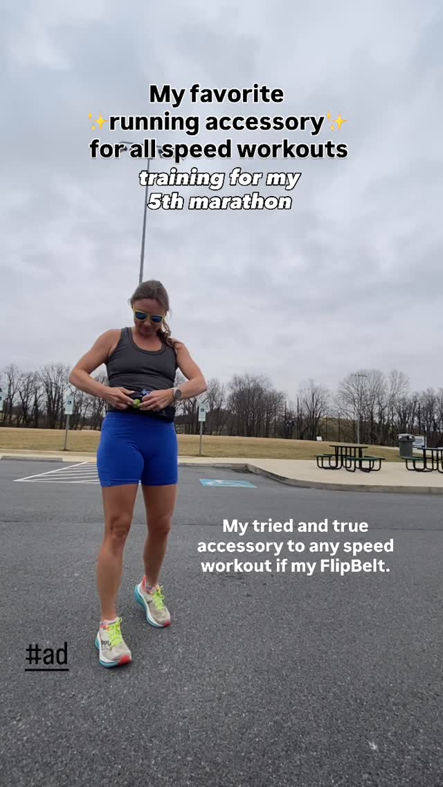 Instagram post by @mommer_do_run for FlipBelt. Caption reads: [...] up with this amazing company as a FlipBelt....