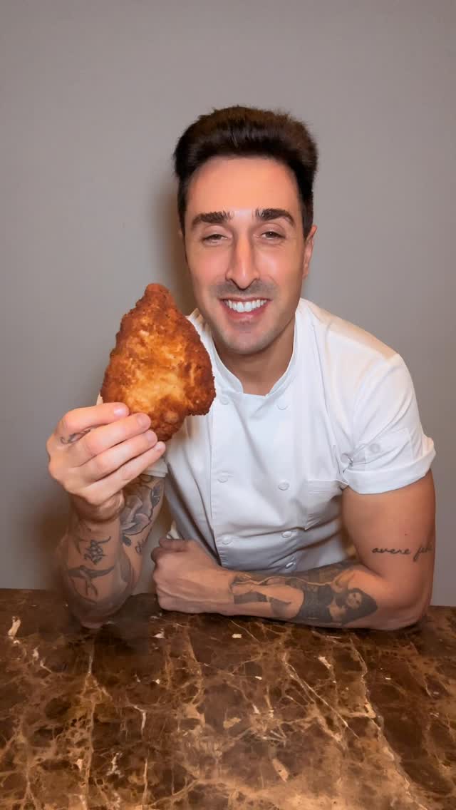 Instagram post by @waitalians for Parmigiano Reggiano. Caption reads: [...] for dusting
• 3 eggs, beaten
• 6–7 tbsp....